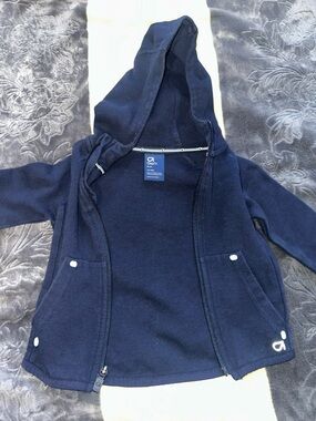 GAP Navy Baby Zip Hoodie
